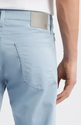 AG AG Tellis Airluxe™ Commuter Performance Sateen Pants in Crystal Cove — Men Summer silver Pants
