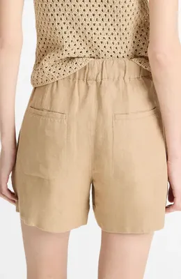 Vince Vince Hemp Shorts in Brulee — Women Autumn camel Shorts
