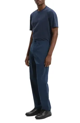 Theory Theory Standard Slim Fit Straight Leg Pants in Nocturne Navy — Men Winter navy Pants