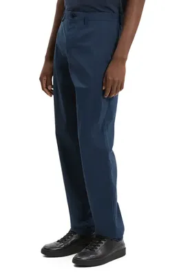 Theory Theory Standard Slim Fit Straight Leg Pants in Nocturne Navy — Men Winter navy Trousers & Chinos