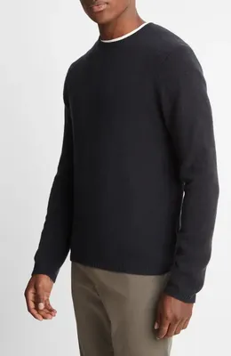 Vince Vince Crewneck Cashmere Sweater in Coastal — Men Winter black Tops
