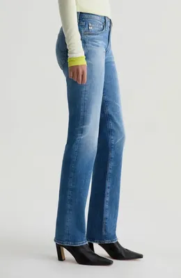 AG AG Sandra Low Rise Slim Straight Leg Jeans in 15 Years Regal — Women Winter blue Pants