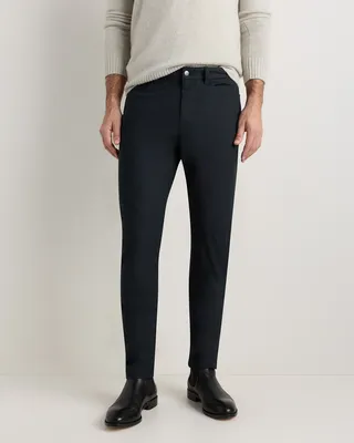 Quince Quince | Men's Everyday 5-Pocket Tech Pants in True Black — Men Winter black Trousers & Chinos