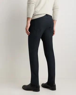 Quince Quince | Men's Everyday 5-Pocket Tech Pants in True Black — Men Winter black Trousers & Chinos