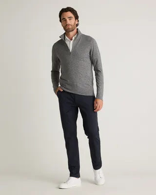 Quince Quince | Men's ProTech Golf Pants in Midnight Black — Men Winter black Trousers & Chinos