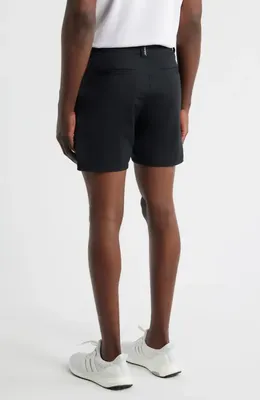 johnnie-O johnnie-O Fusionn Stretch Nylon Chino Shorts in Black — Men Winter black Shorts