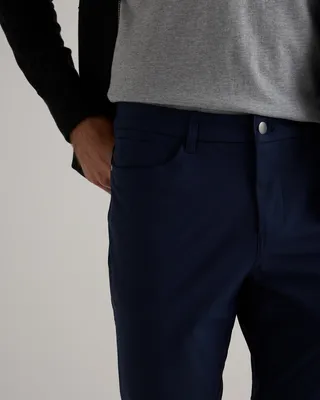Quince Quince | Men's Everyday 5-Pocket Tech Pants in Deep Navy — Men Winter navy Trousers & Chinos