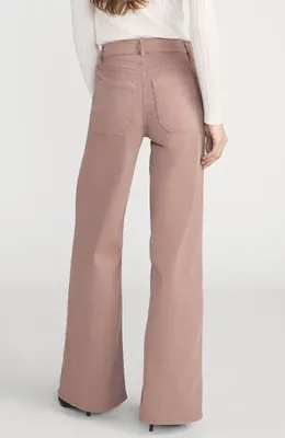 FRAME FRAME Le Slim Modernist Pocket Palazzo Jeans in Mauve — Women Autumn grey Pants