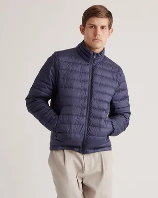 Quince Quince | Men's Lightweight Down Packable Puffer Jacket in Navy — Men Winter navy Down Jackets