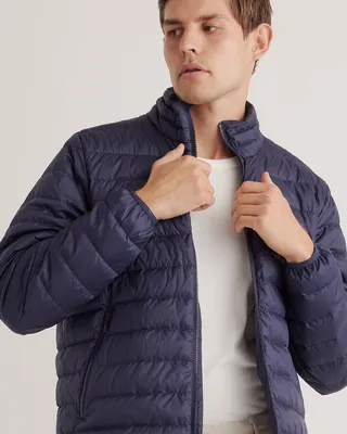 Quince Quince | Men's Lightweight Down Packable Puffer Jacket in Navy — Men Winter navy Down Jackets