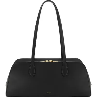 Vince Vince Athene Nappa Leather East/West Shoulder Bag in Black — Women Winter black Accessories