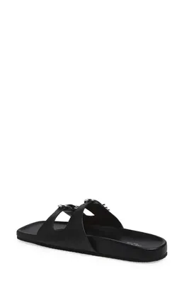 rag & bone rag & bone Rue Slide Sandal in Black — Women Winter black Shoes