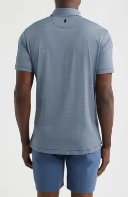 johnnie-O johnnie-O Lyndon Classic Fit Polo in Navy Tonal — Men Summer grey Tops