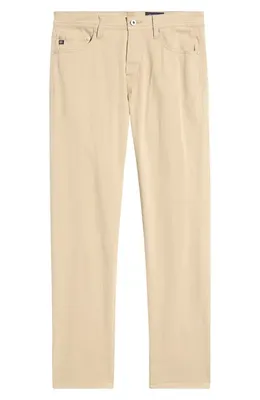 AG AG Tellis Stretch Sateen Modern Slim Pants in Dune Khaki — Men Autumn beige Pants