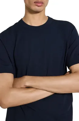 Theory Theory Soris T-Shirt in Dark Eclipse — Men Winter black Tops