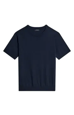 Theory Theory Soris T-Shirt in Dark Eclipse — Men Winter black Tops