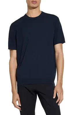 Theory Theory Soris T-Shirt in Dark Eclipse — Men Winter black Tops