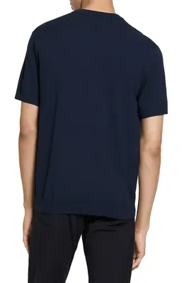 Theory Theory Soris T-Shirt in Dark Eclipse — Men Winter black Tops