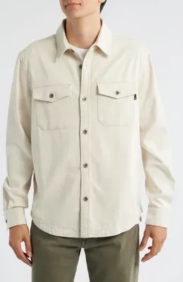 AG AG Elias Twill Shirt Jacket in Natural — Men Spring ivory Tops
