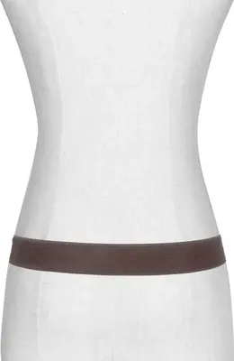 Vince Vince Genuine Calf Hair Belt in Cacao Brown — Women Autumn chocolate Accessories