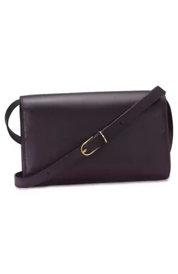 Vince Vince Leather Crossbody Wallet in Cacao — Women Winter black Accessories