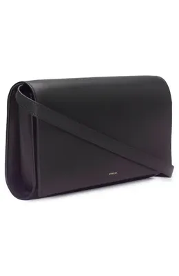 Vince Vince Leather Crossbody Wallet in Cacao — Women Winter black Accessories