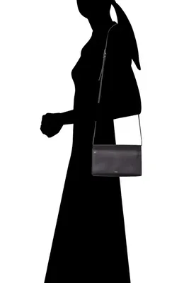 Vince Vince Leather Crossbody Wallet in Cacao — Women Winter black Accessories