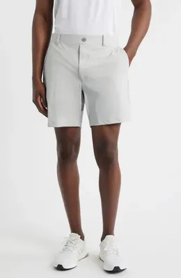 johnnie-O johnnie-O Fusionn Stretch Nylon Chino Shorts in Quarry — Men Winter white Shorts