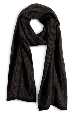 rag & bone rag & bone Jensen Cashmere Scarf in Black Multi — Men Winter black Accessories