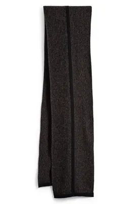 rag & bone rag & bone Jensen Cashmere Scarf in Black Multi — Men Winter black Accessories