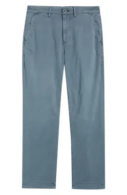 AG AG Archie Relaxed Straight Leg Stretch Sateen Pants in 5 Years Sulfur Bluegrain — Men Summer grey Pants