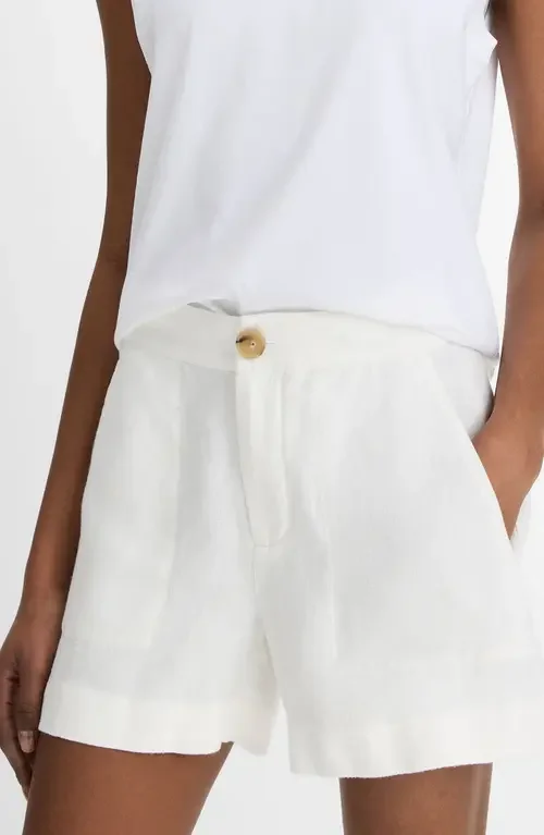 Vince Vince Hemp Shorts in Off White — Women Winter white Shorts