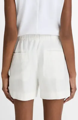 Vince Vince Hemp Shorts in Off White — Women Winter white Shorts