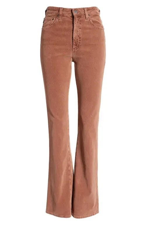 AG AG Alexxis High Waist Bootcut Pants in Sulfur Dark Wal — Women Autumn brown Trousers & Chinos