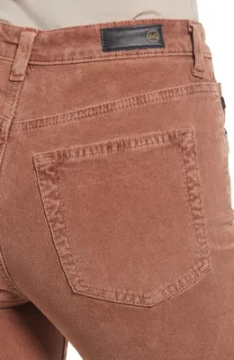 AG AG Alexxis High Waist Bootcut Pants in Sulfur Dark Wal — Women Autumn brown Trousers & Chinos