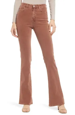 AG AG Alexxis High Waist Bootcut Pants in Sulfur Dark Wal — Women Autumn brown Trousers & Chinos