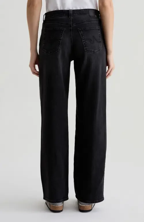 AG AG Kora High Waist Wide Leg Jeans in Nebula — Women Winter black Jeans & Denim