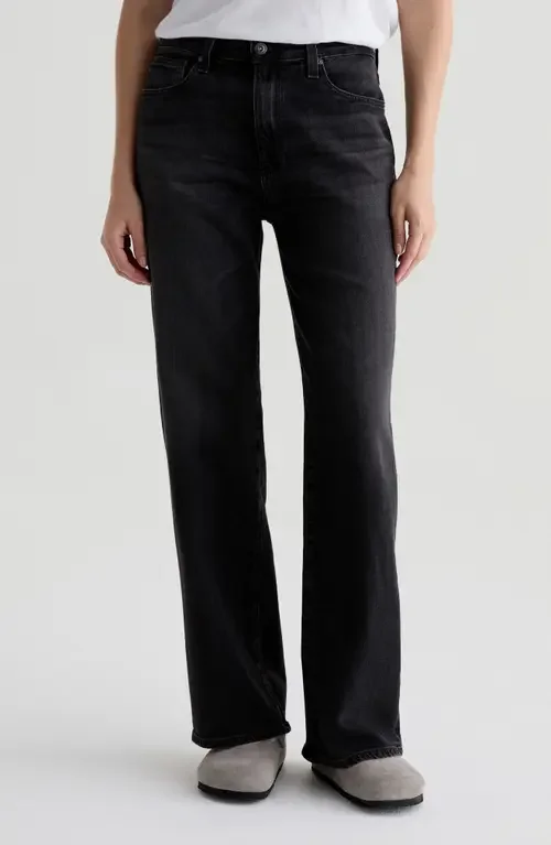 AG AG Kora High Waist Wide Leg Jeans in Nebula — Women Winter black Jeans & Denim
