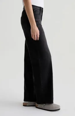 AG AG Kora High Waist Wide Leg Jeans in Nebula — Women Winter black Jeans & Denim