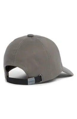 Vince Vince Lux Adjustable 6-Panel Cotton Gabardine Baseball Cap in Charcoal — Men Winter grey Accessories