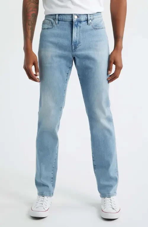 FRAME FRAME L'Homme Slim Fit Jeans in Scorch — Men Summer silver Pants