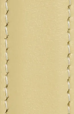 Vince Vince Stitched Leather Belt in Butter — Women Spring ivory Accessories