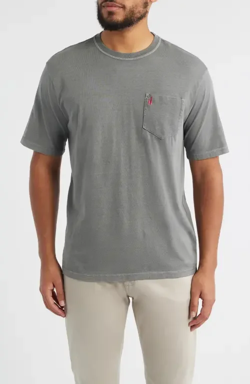johnnie-O johnnie-O Dale 2.0 Pocket T-Shirt in Washed Black — Men Summer grey Tops