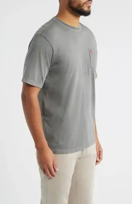 johnnie-O johnnie-O Dale 2.0 Pocket T-Shirt in Washed Black — Men Summer grey Tops
