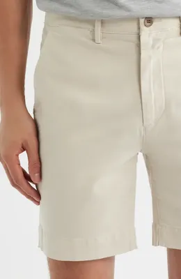 AG AG Archie Stretch Twill Trouser Shorts in Pumice — Men Spring ivory Shorts