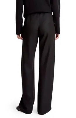 Vince Vince High Waist Straight Leg Pants in Black — Women Winter black Pants