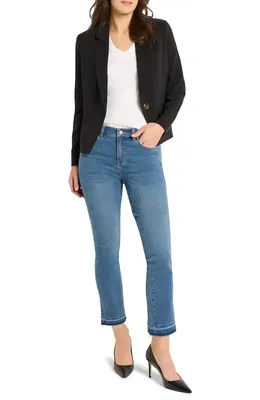 NIC+ZOE NIC+ZOE Anywhere Stretch Blazer in Black Onyx — Women Winter Outerwear