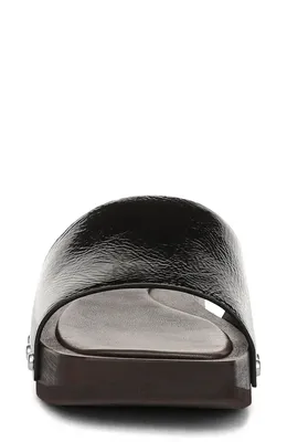 Vince Vince Barbara Platform Slide Sandal in Black — Women Winter black Shoes