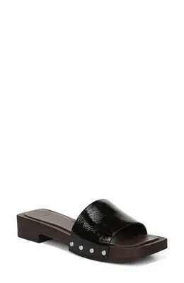 Vince Vince Barbara Platform Slide Sandal in Black — Women Winter black Shoes