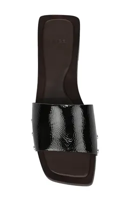 Vince Vince Barbara Platform Slide Sandal in Black — Women Winter black Shoes